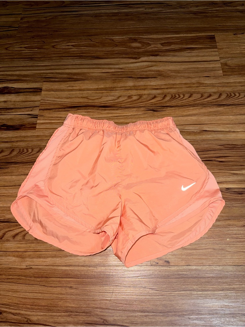 Nike Women’s Coral-Orange Athletic Shorts